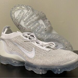 Nike Air VaporMax 2021 Flyknit Phantom Summit White Dj9975-001 Men size 10